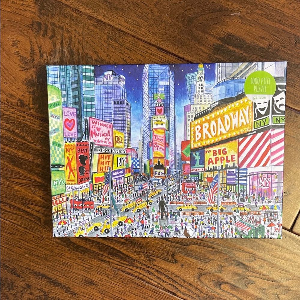 GALISON 1000 piece puzzle: Times Square by Michael Storrings